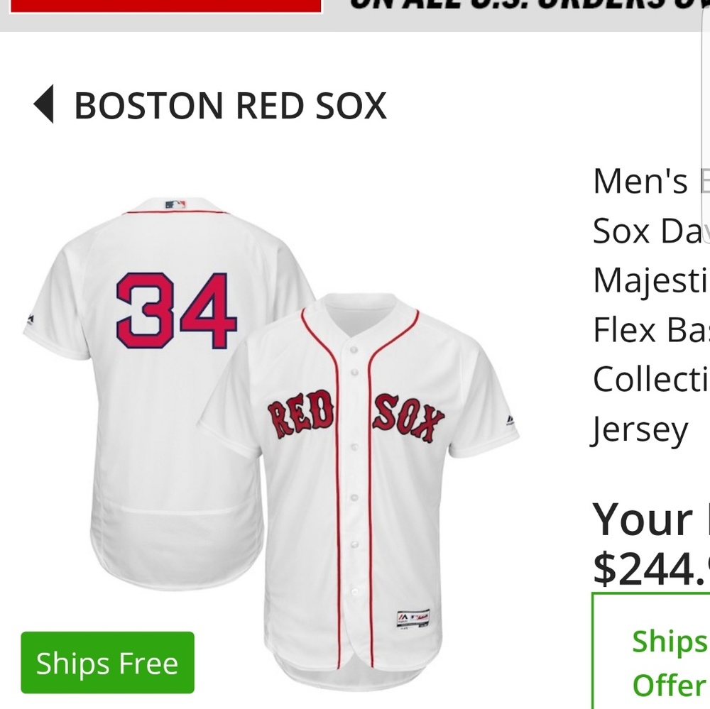 Redsox jersey XXL